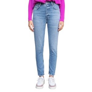 AGOLDE Anthro Nico High Rise Slimfit Jeans in Blame Size 25